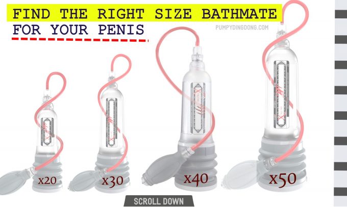 bathmate sizes,what size bathmate