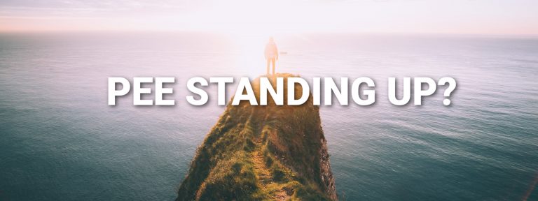 should men pee standing up